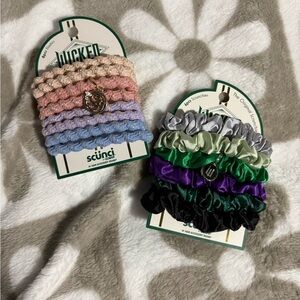 4/$20 - Scunci Hair Scrunchies Set - Pastel and Jewel Hues